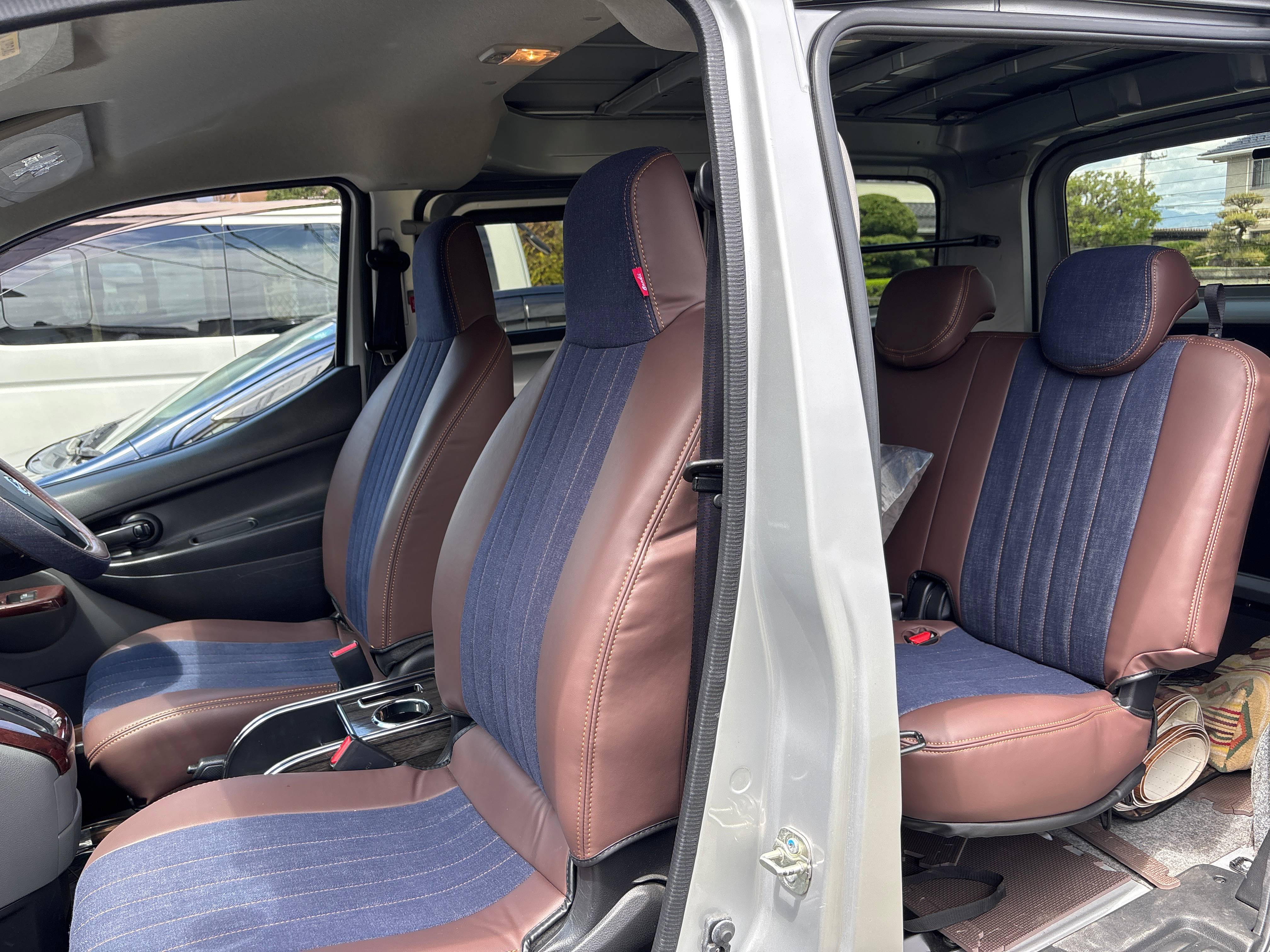 【装着写真】NV200バネットバン Sandiiデニムサンド シートカバー [品番:N0567-02,03]