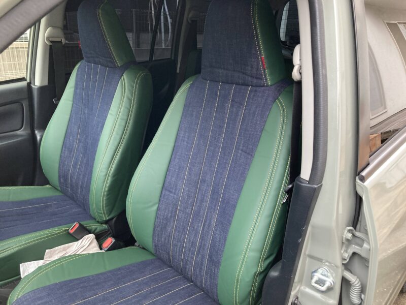 【装着写真】プロボックス Sandiiデニムサンド シートカバー [品番:T0090-04]