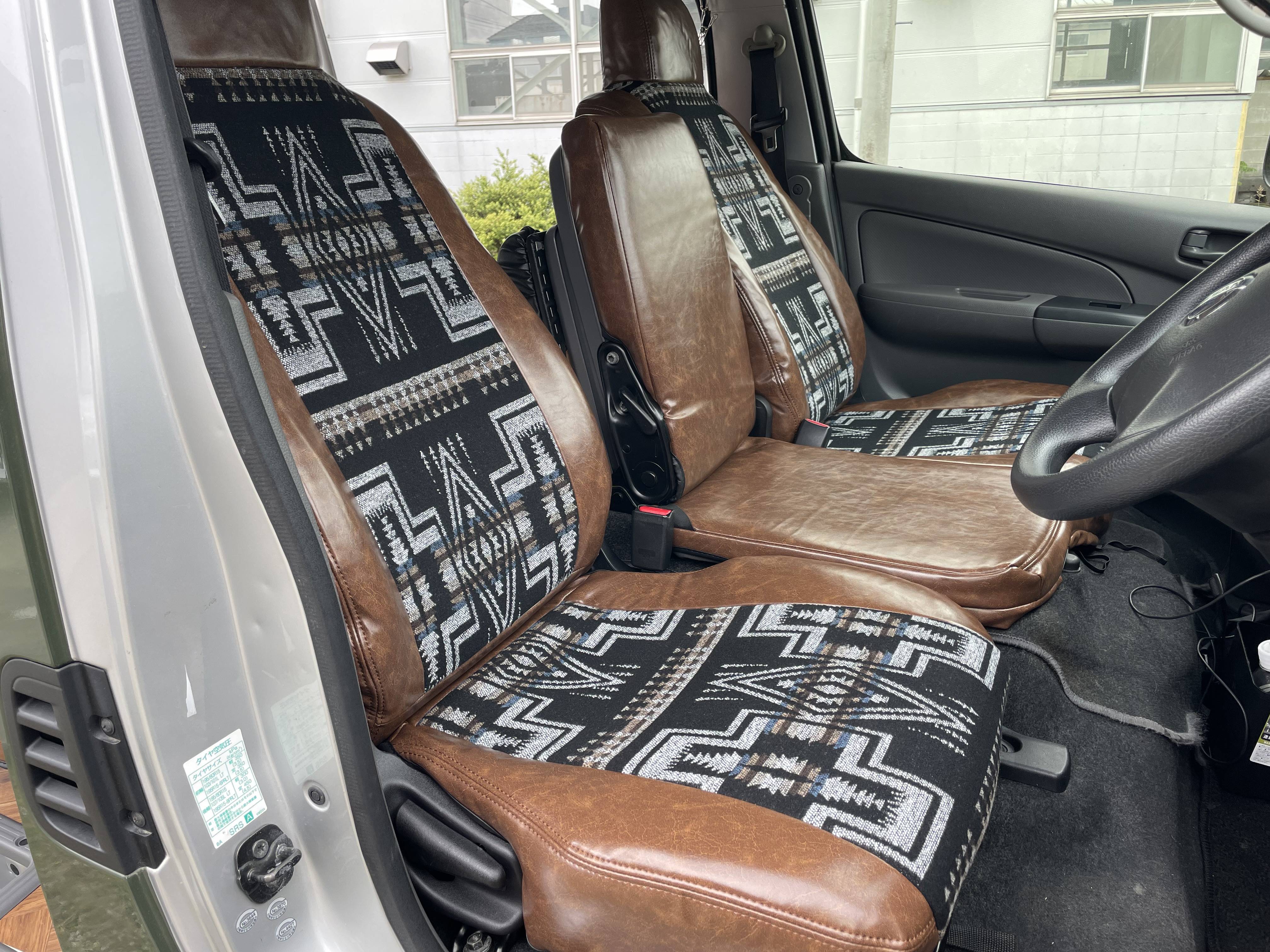 【装着写真】キャラバン Sandiiカチナ シートカバー [品番:N0093-07]