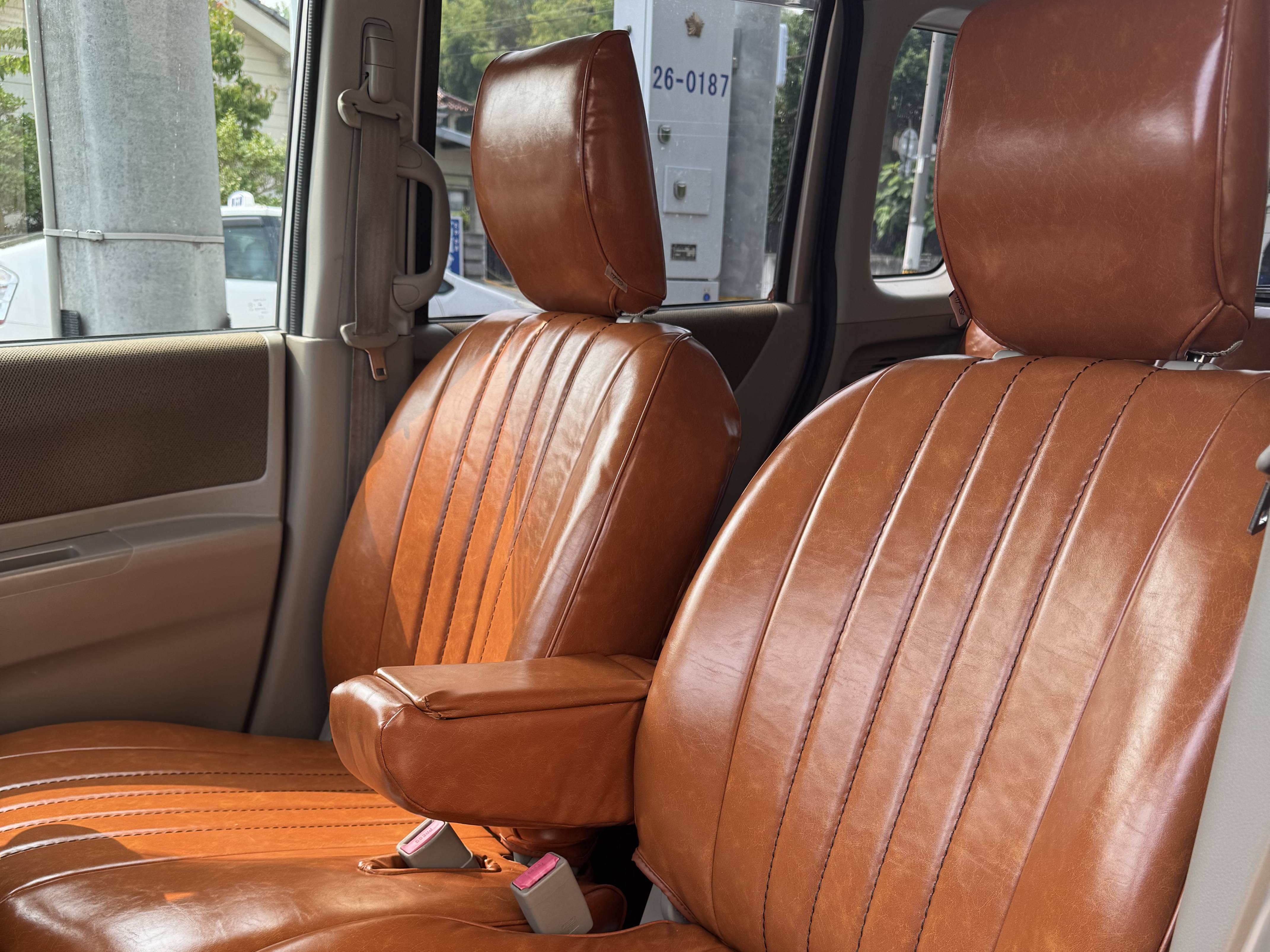 【装着写真】フレアワゴン Sandiiオールドカヌレ シートカバー [品番:S0118-03]