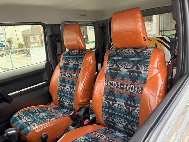 【装着写真】ジムニー Sandiiカチナ シートカバー [品番:S0113-02]