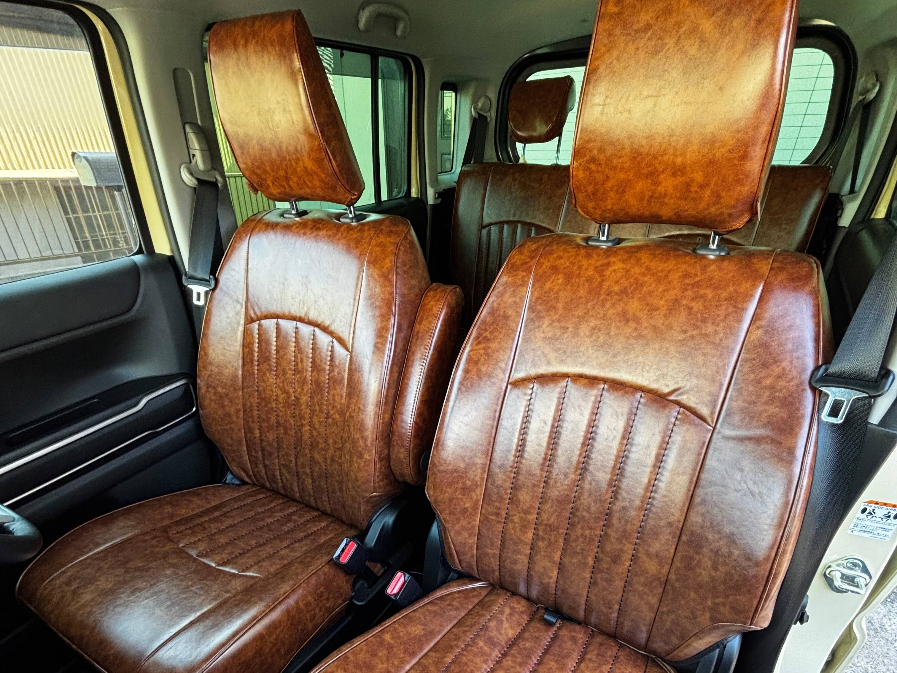 【装着写真】ハスラー Sandiiカヌレ シートカバー [品番:S0360-05]