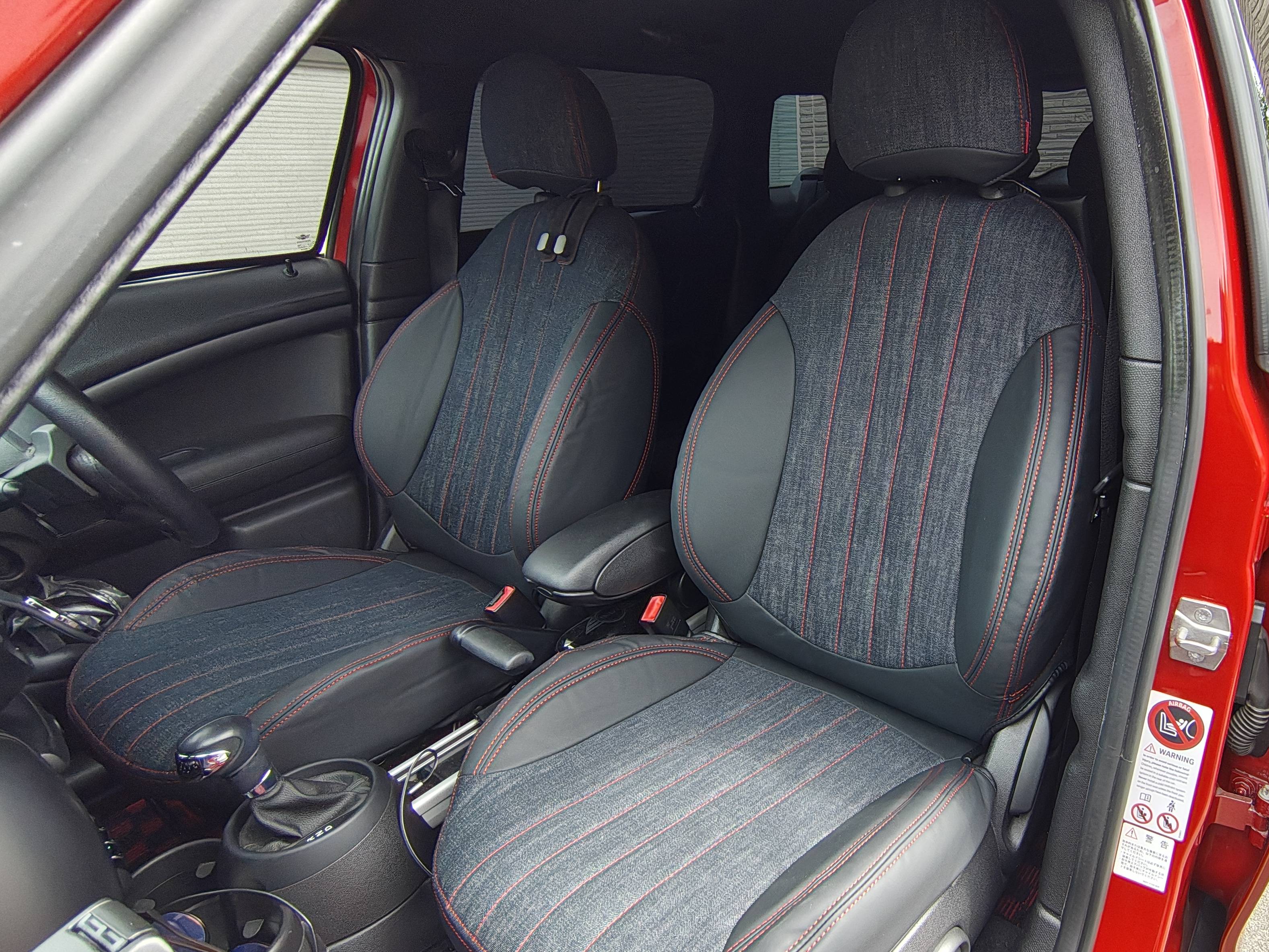 【装着写真】MINIクロスオーバー Sandiiデニムサンド シートカバー [品番:BM0555-03]